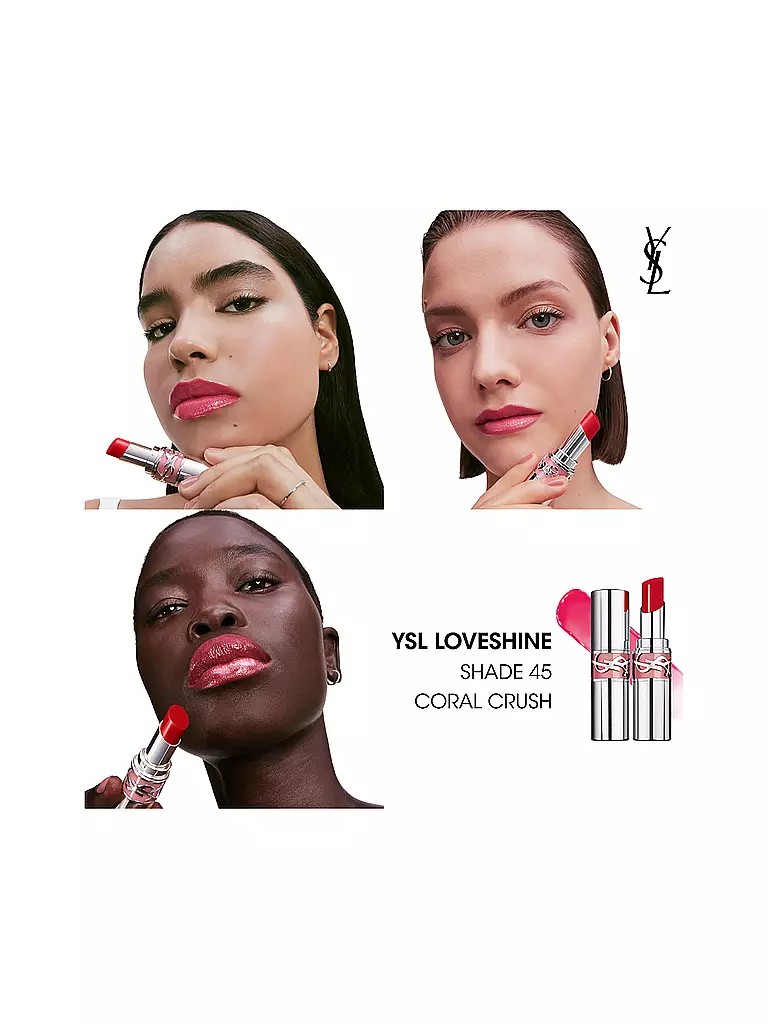 YVES SAINT LAURENT | Labial Loveshine (45 Coral Crush) | Coral