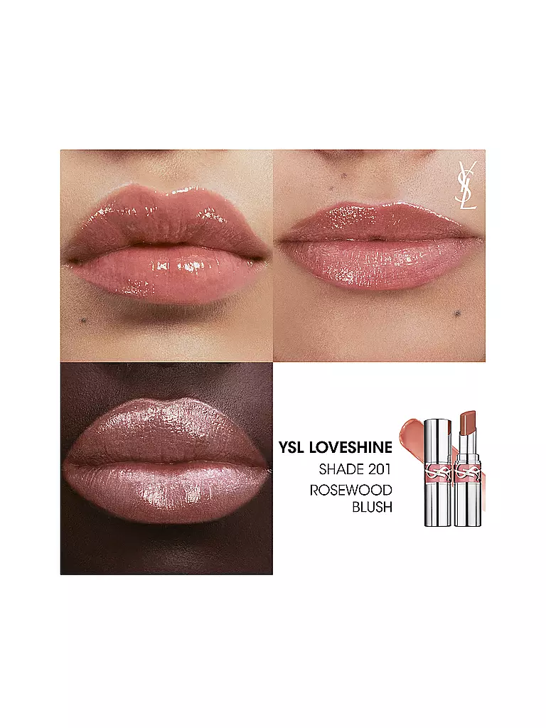 YVES SAINT LAURENT | Loveshine Barra de Labios (201 Rosewood Blush) | Rosa