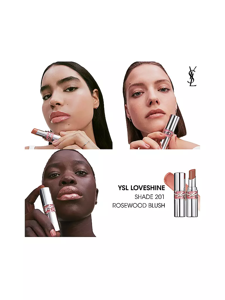YVES SAINT LAURENT | Loveshine Barra de Labios (201 Rosewood Blush) | Rosa