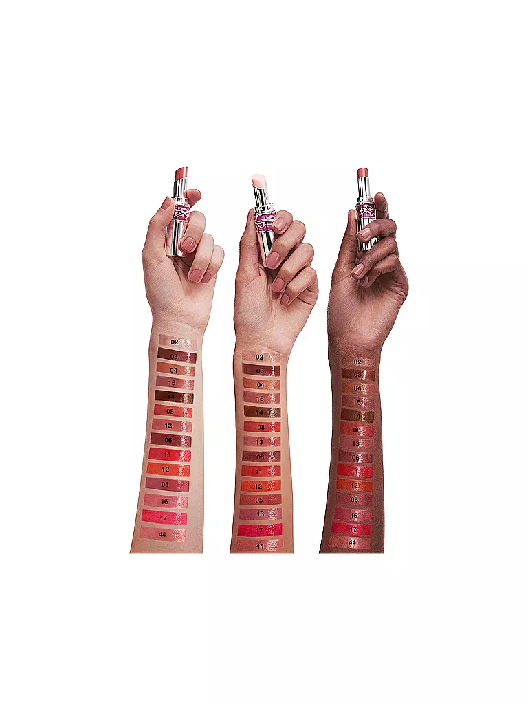 YVES SAINT LAURENT | Loveshine Candy Glaze Barra de Labios con Brillo (17 Strawberry Cloud) | Rosa
