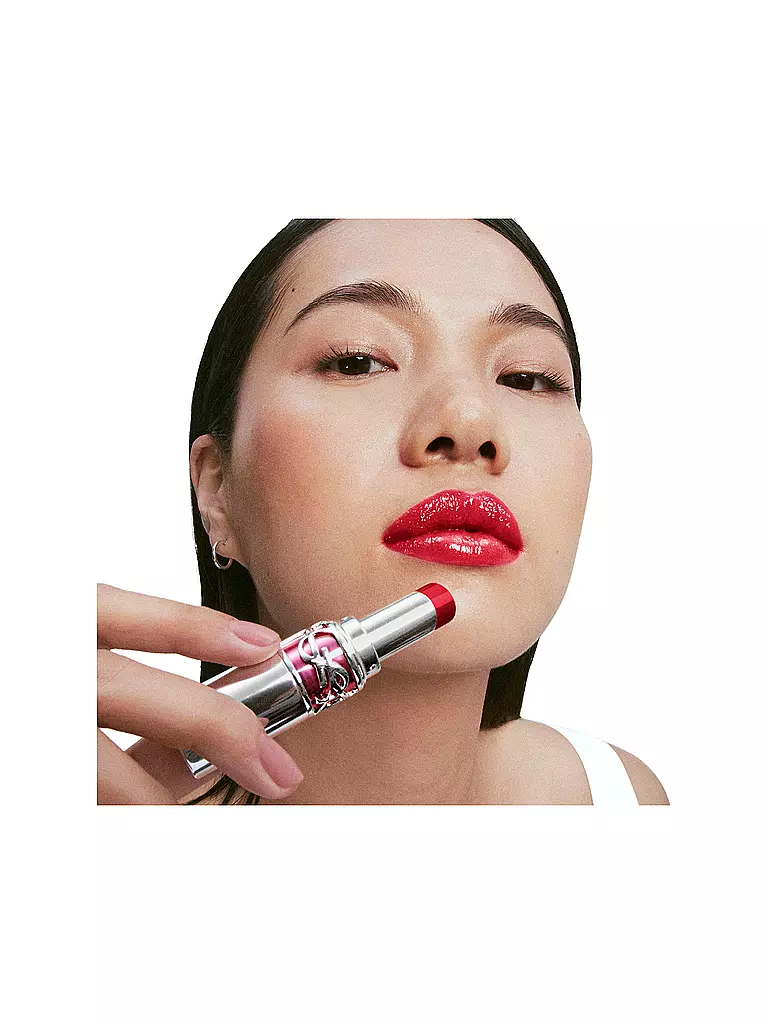 YVES SAINT LAURENT | Loveshine Candy Glaze Barra de Labios con Brillo (17 Strawberry Cloud) | Rosa