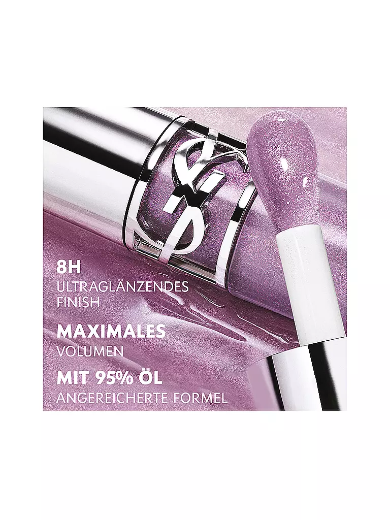YVES SAINT LAURENT | Loveshine Plumping Lip Oil Gloss (1 Thunder Stealer) | Lila