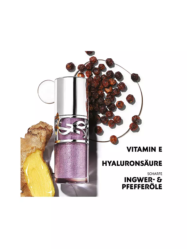 YVES SAINT LAURENT | Loveshine Plumping Lip Oil Gloss (1 Thunder Stealer) | Lila