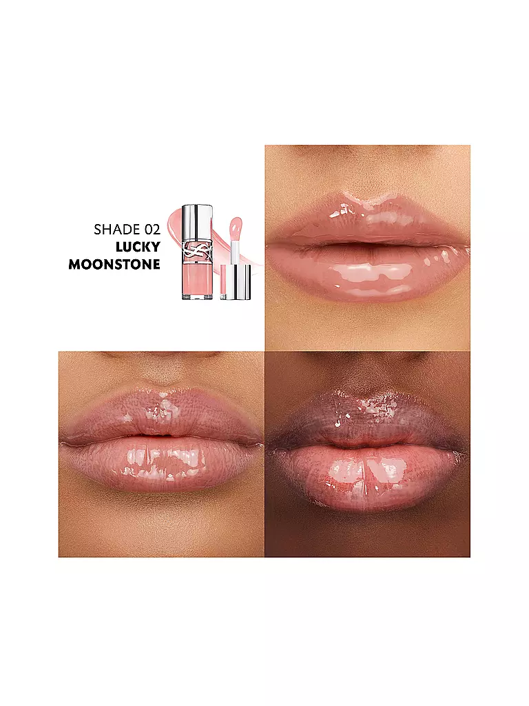YVES SAINT LAURENT | Loveshine Plumping Lip Oil Gloss (2 Lucky Moonstone) | Rosa