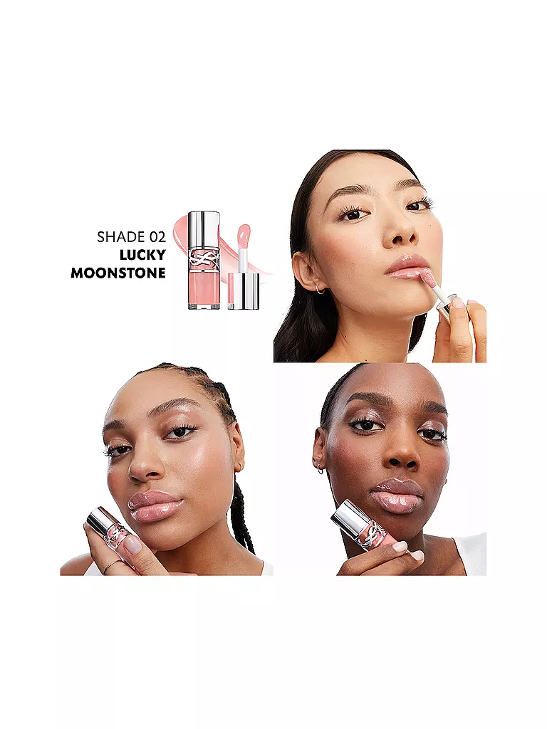 YVES SAINT LAURENT | Loveshine Plumping Lip Oil Gloss (2 Lucky Moonstone) | Rosa