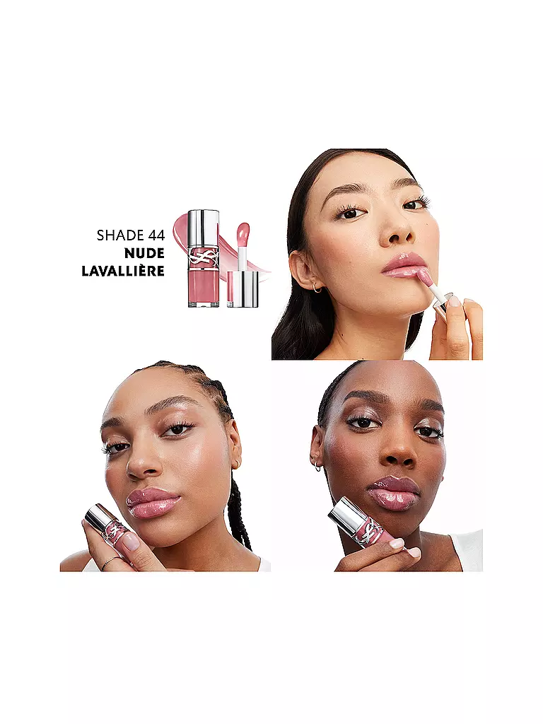 YVES SAINT LAURENT | Loveshine Plumping Lip Oil Gloss (44 Nude Moonstone) | 
