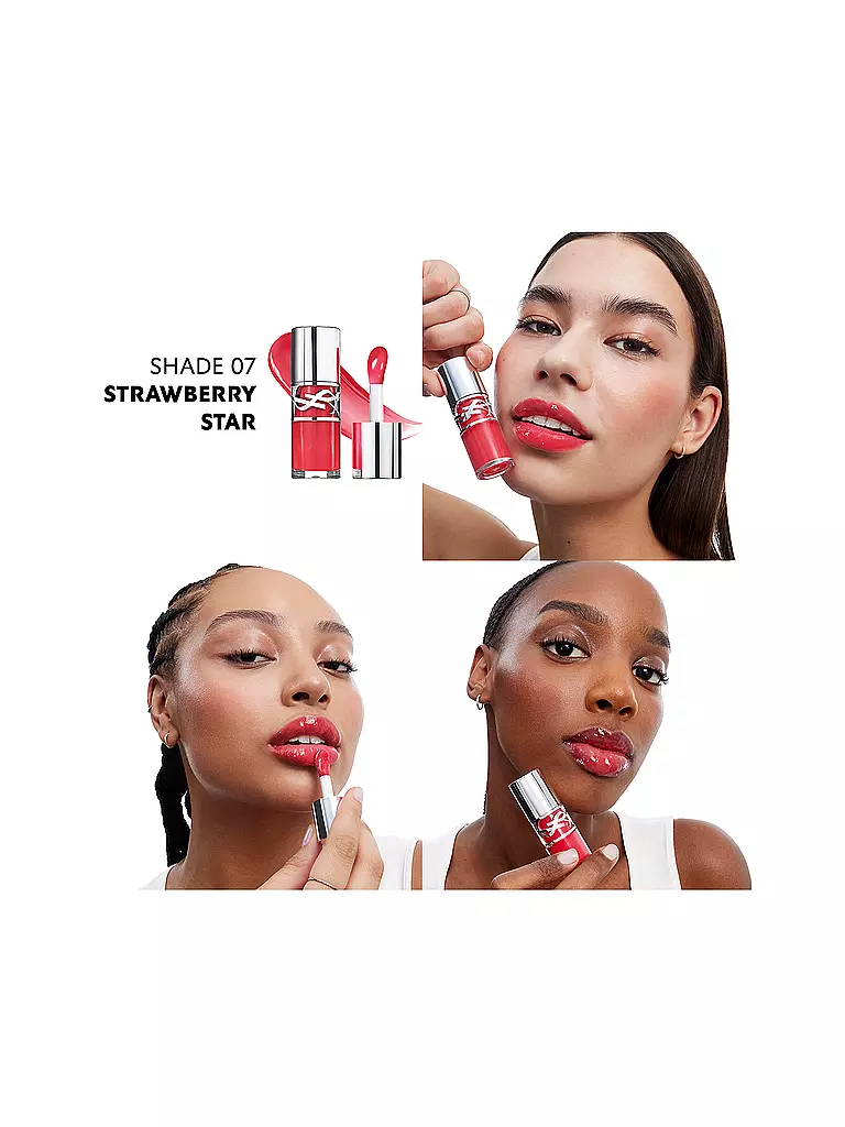 YVES SAINT LAURENT | Loveshine Plumping Lip Oil Gloss (7 Strawberry Star) | Rojo