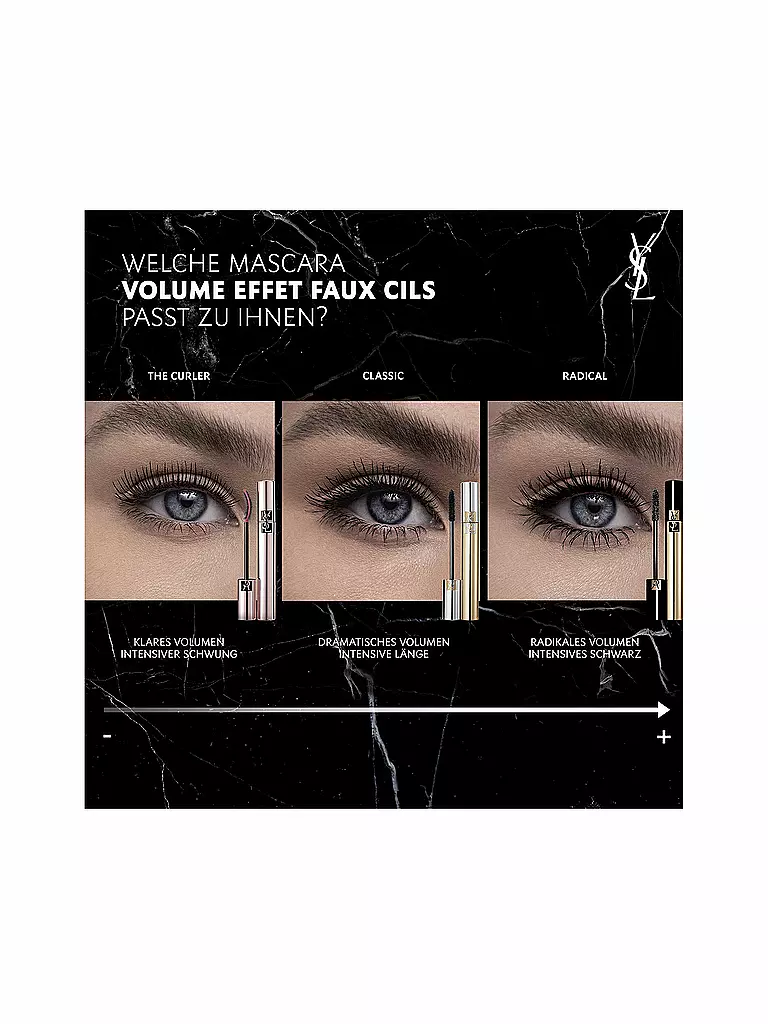 YVES SAINT LAURENT | Máscara Yolume Effet Faux (01 Black) | 