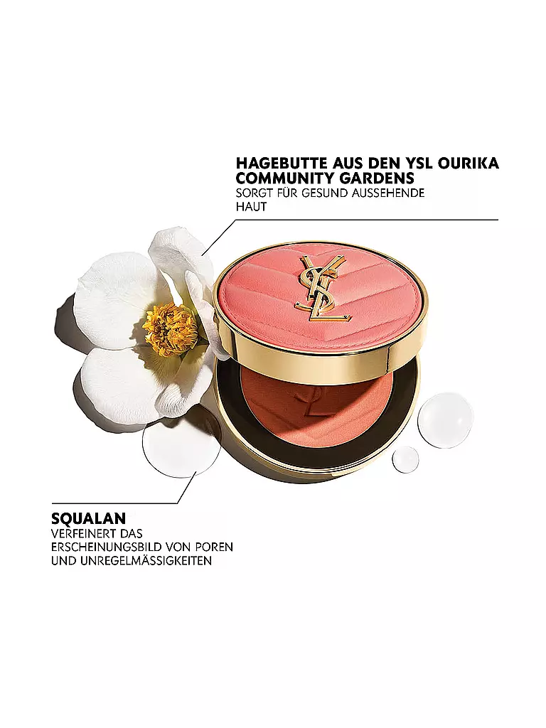 YVES SAINT LAURENT | Make Me Blush Bold Blurring Blush (57 Coral Clash) | 