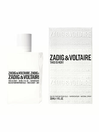 ZADIG & VOLTAIRE | This is Her! Eau de Parfum Vaporizador 30ml
