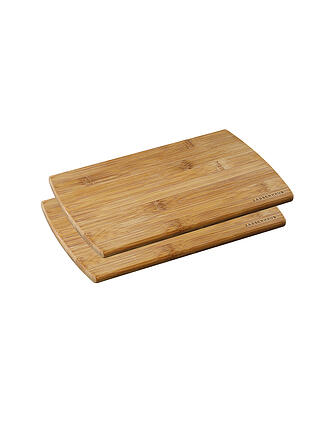 ZASSENHAUS | Tabla de desayuno de bambú, juego de 2 "Ecoline" 26x17 cm
