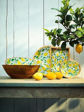 ZASSENHAUS | Bol 35cm LIMÓN MANGO Amarillo/Verde