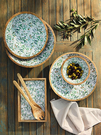 ZASSENHAUS | Bol 35cm OLIVE MANGO Amarillo/Verde