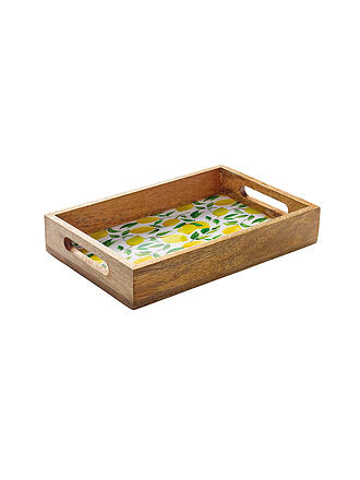 ZASSENHAUS | Bandeja 30x20cm LIMÓN MANGO Amarillo/Verde