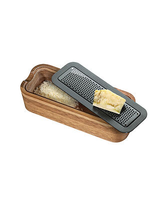 ZASSENHAUS | Rallador de queso 20cm Acacia Marrón oscuro