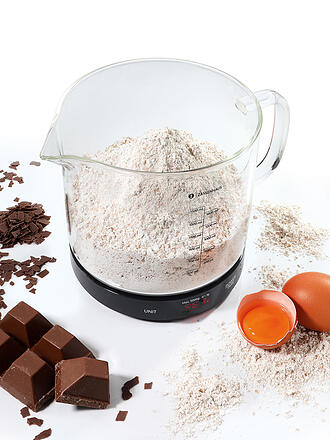 ZASSENHAUS | Báscula de cocina digital BAKE negra