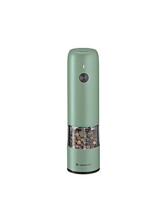 ZASSENHAUS | Molinillo de pimienta KÖLN - eléctrico 14cm Acero inoxidable Verde