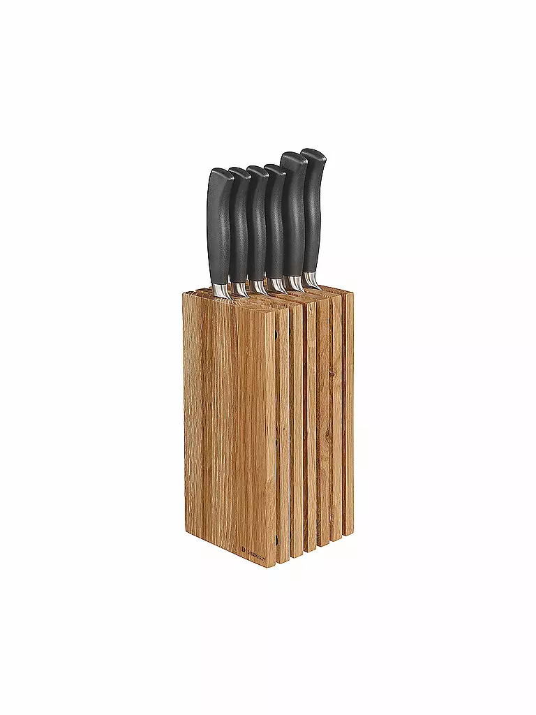 ZASSENHAUS | Bloque de cuchillos 13x26cm Roble | Marrón