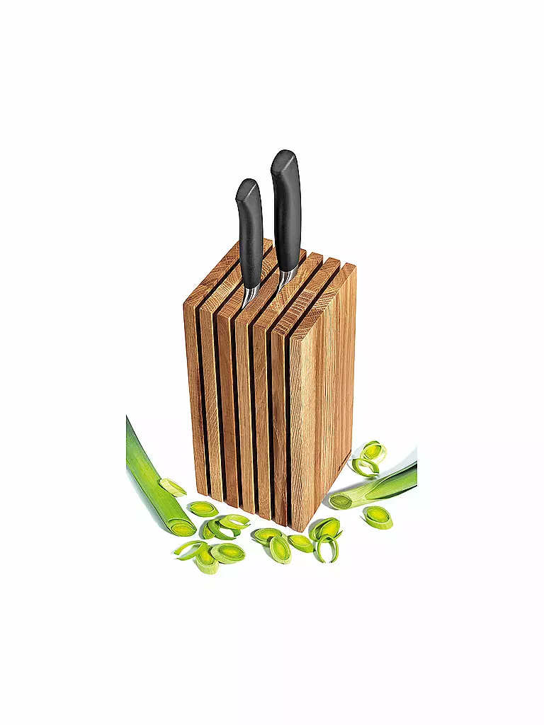 ZASSENHAUS | Bloque de cuchillos 13x26cm Roble | 