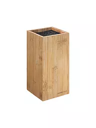 ZASSENHAUS | Bloque de cuchillos de bambú de 23 cm | Marrón
