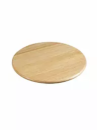 ZASSENHAUS | Drehplatte Gummibaum 35cm | Beige