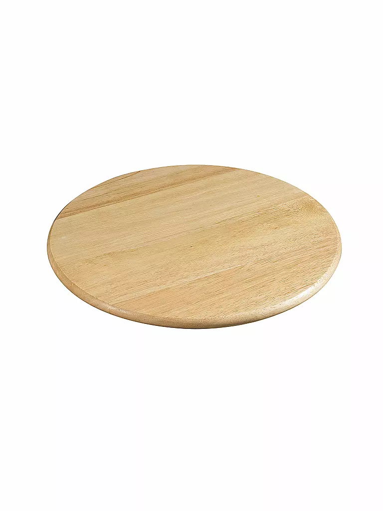 ZASSENHAUS | Drehplatte Gummibaum 35cm | Beige