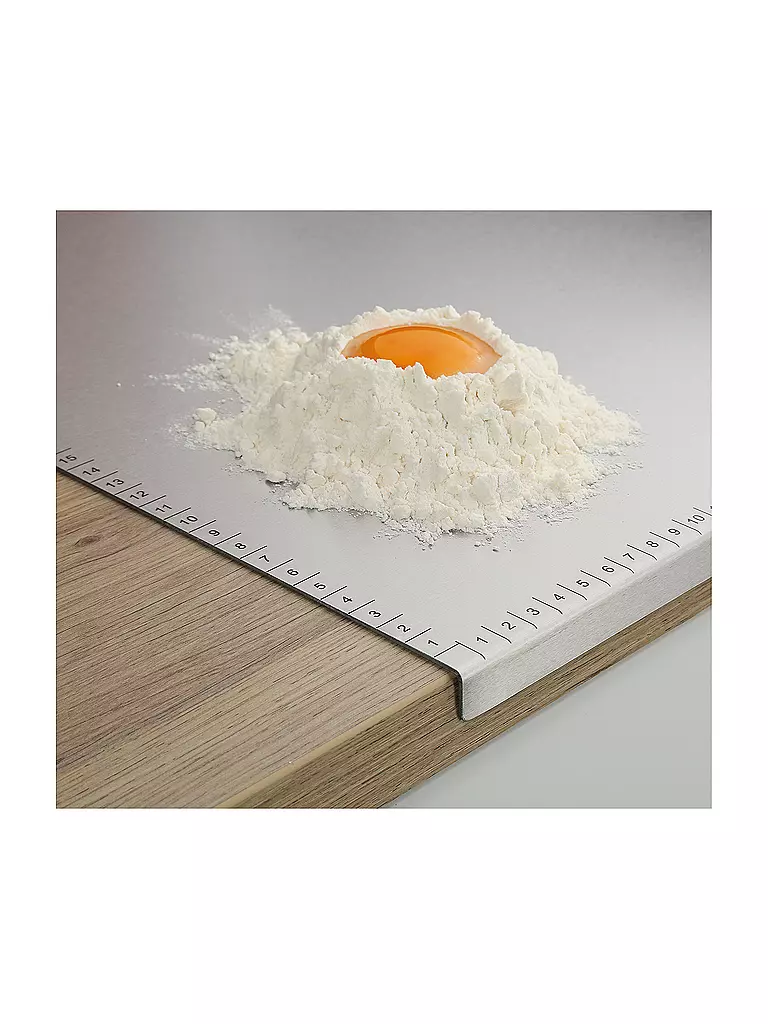 ZASSENHAUS | Encimera de cocina 60x50cm acero inoxidable | Plata