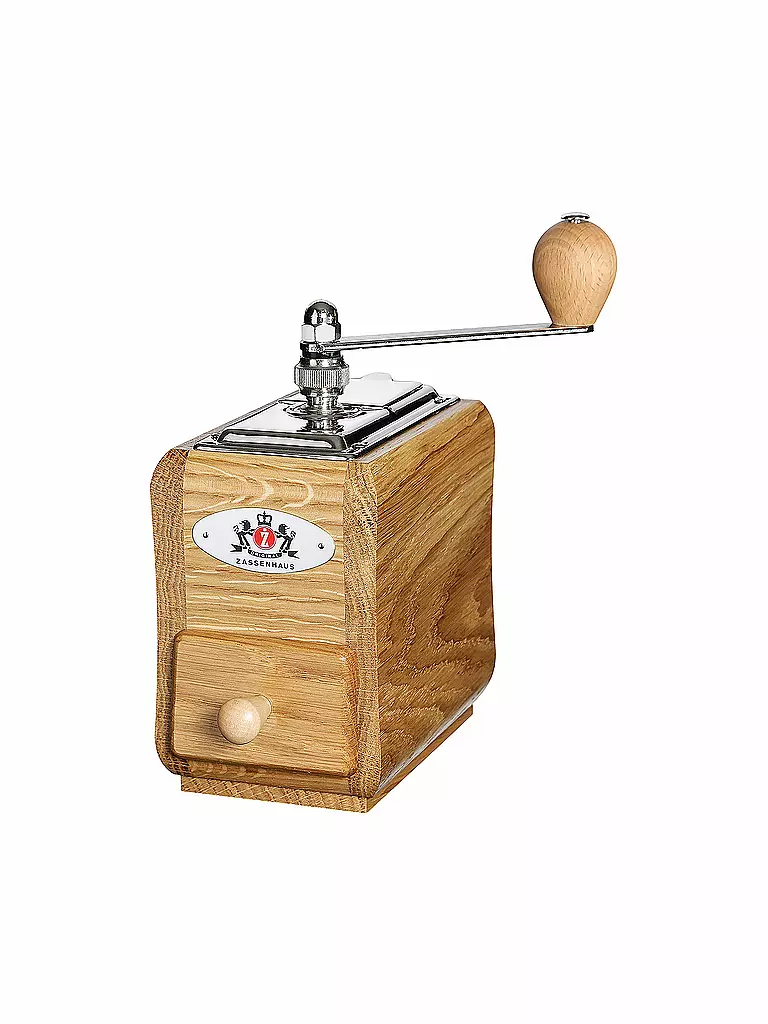 ZASSENHAUS | Molinillo de café SANTIAGO 20x9cm madera de roble | Marrón