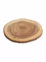 ZASSENHAUS | Plato de servir de acacia de 45 cm | Marrón