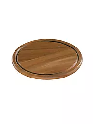 ZASSENHAUS | Plato para bistec de acacia 25 cm marrón oscuro | Marrón