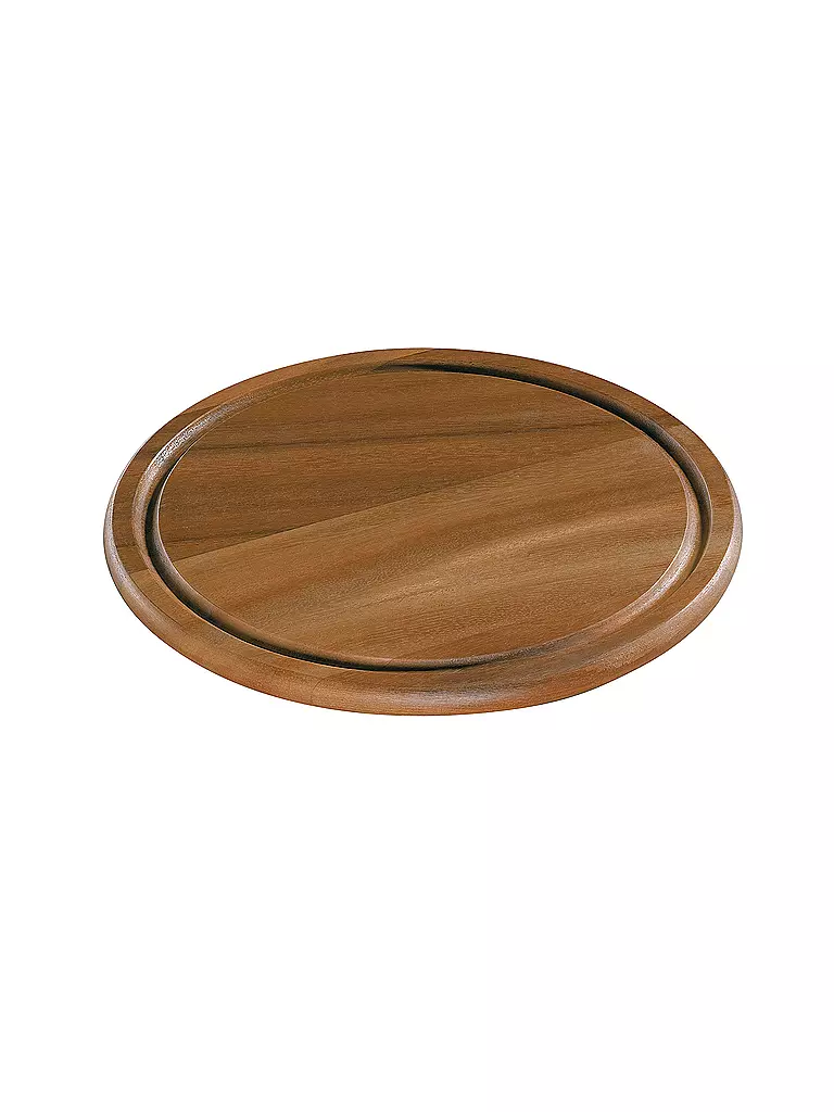 ZASSENHAUS | Plato para bistec de acacia 25 cm marrón oscuro | braun