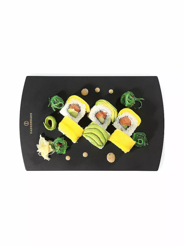 ZASSENHAUS | Tabla de cortar Comfort Line Laminado/Negro 26x17cm | Negro