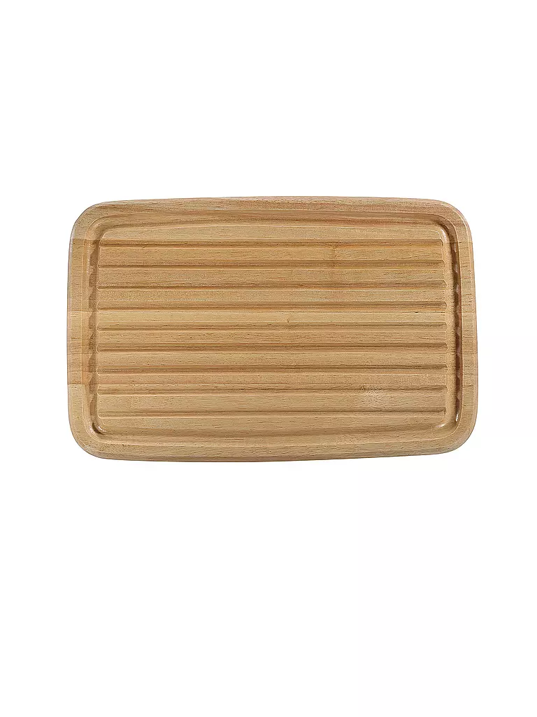 ZASSENHAUS | Tabla de cortar pan de árbol de caucho 42x27,5cm | beige