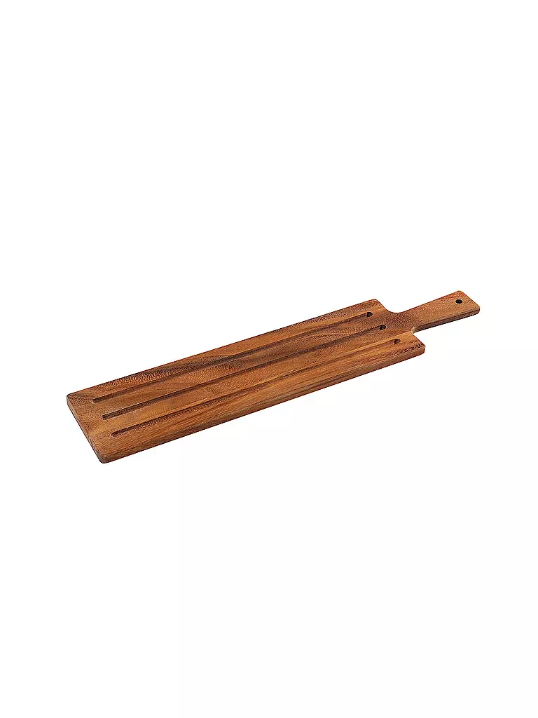 ZASSENHAUS | Tabla de servir/baguette de acacia de 60×13 cm | Marrón