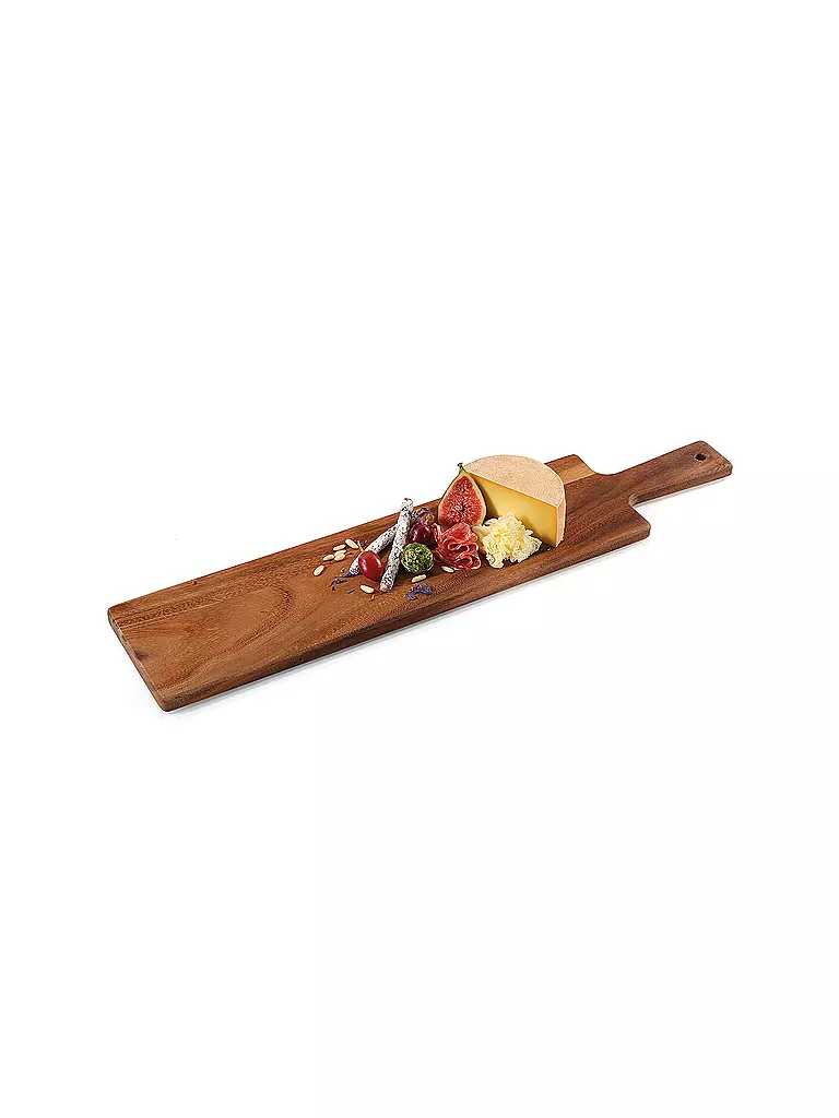 ZASSENHAUS | Tabla de servir/baguette de acacia de 60×13 cm | 
