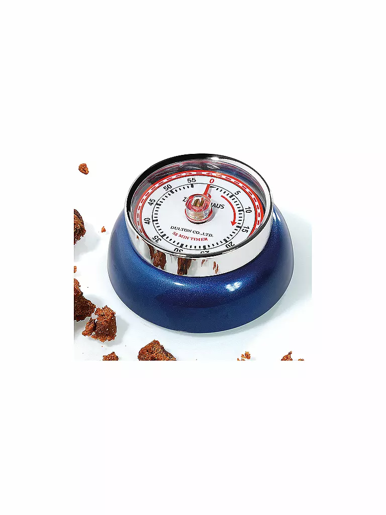 ZASSENHAUS | Temporizador de cocina SPEED 7cm Azul Metálico | blau