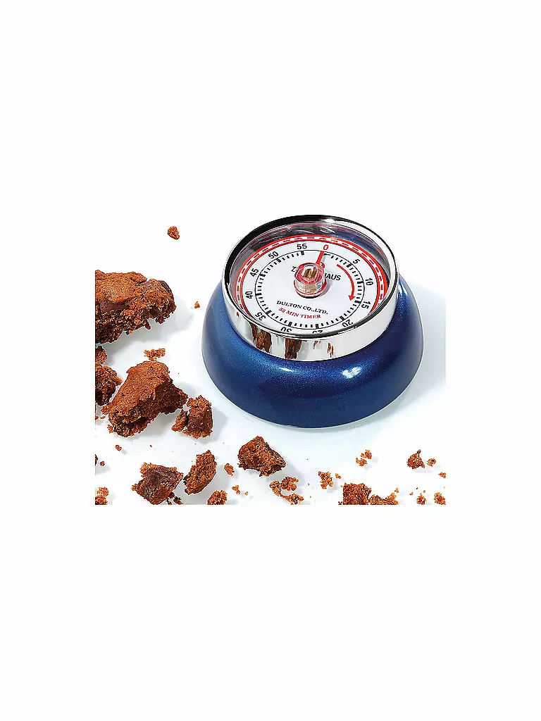 ZASSENHAUS | Temporizador de cocina SPEED 7cm Azul Metálico | 