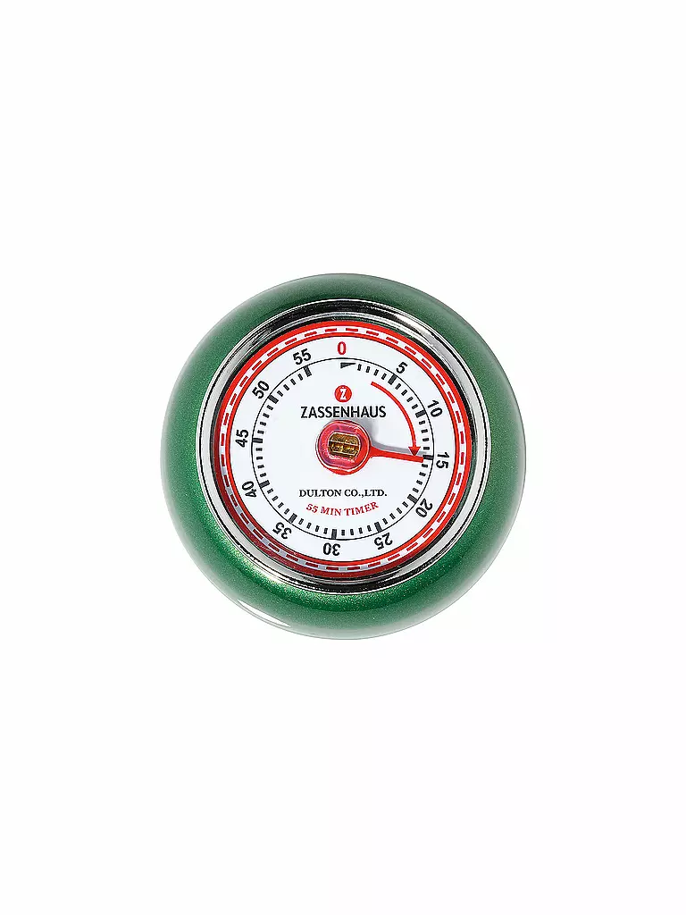 ZASSENHAUS | Temporizador de cocina SPEED 7cm verde Racing | 