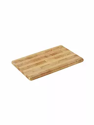 ZASSENHAUS | Tranchierbrett Gummibaum 45x30cm | Beige