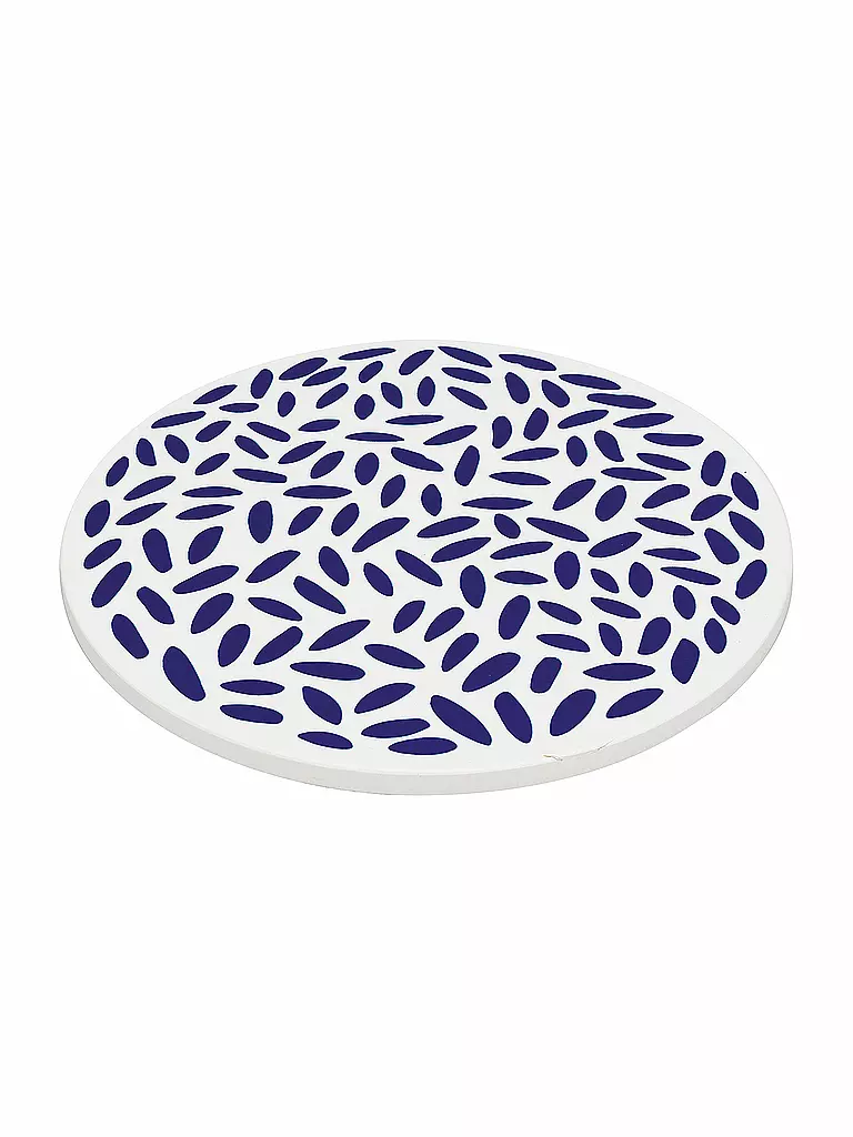 ZASSENHAUS | Untersetzer NORDIC 20cm Drops / Blue-White | Azul