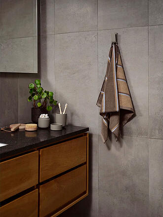 ZONE DENMARK | Toalla SAUNA 50x100cm Taupe/CamelskyBlue