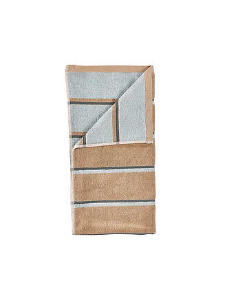 ZONE DENMARK | Toalla SAUNA 50x100cm Camel/Ice Blue/Olive Green