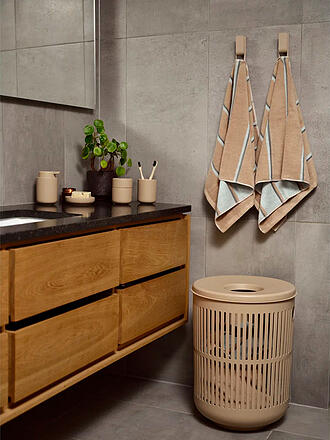 ZONE DENMARK | Toalla SAUNA 50x100cm Camel/Ice Blue/Olive Green