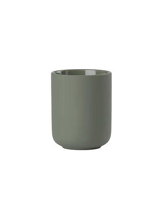 ZONE DENMARK | Vaso para cepillos de dientes UME 8,3x10,3cm Verde Oliva