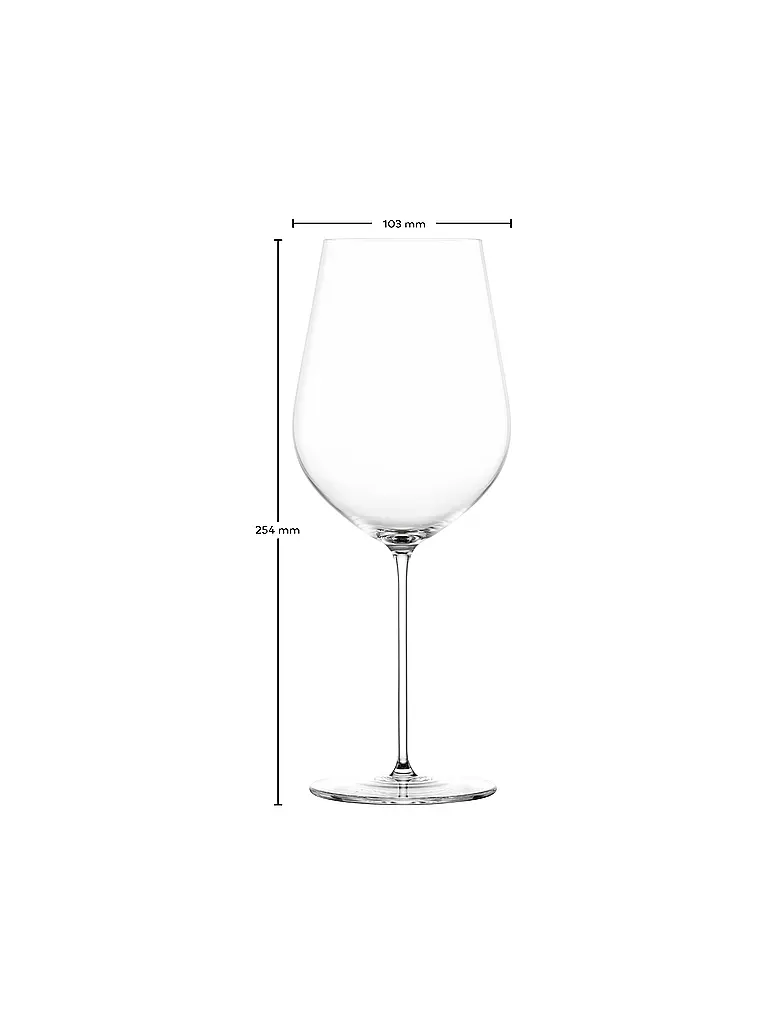 ZWIESEL GLAS | Juego de copas de vino tinto 2 piezas VUELO | Transparente