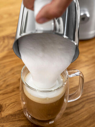 ZWILLING | Espumador de leche Enfinigy 200/400ml Acero inoxidable/Blanco