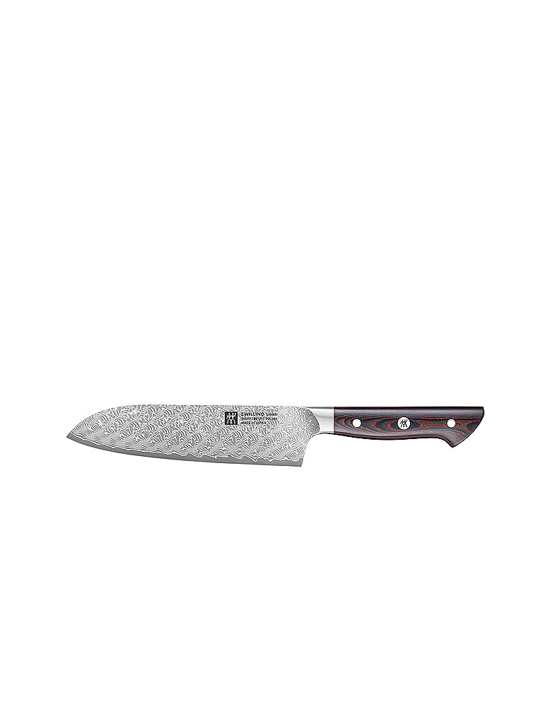 ZWILLING Cuchillo Santoku TANREI 18cm Micarta marrón