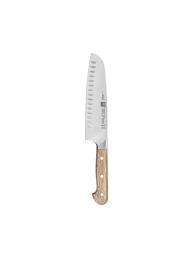 ZWILLING | Cuchillo Santoku 18cm Pro Wood Steineiche | Marrón