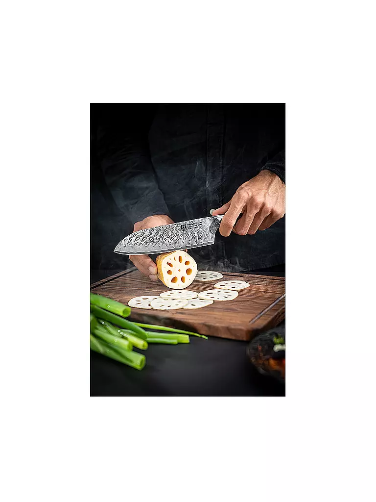 ZWILLING | Cuchillo Santoku TANREI 18cm Micarta | Marrón
