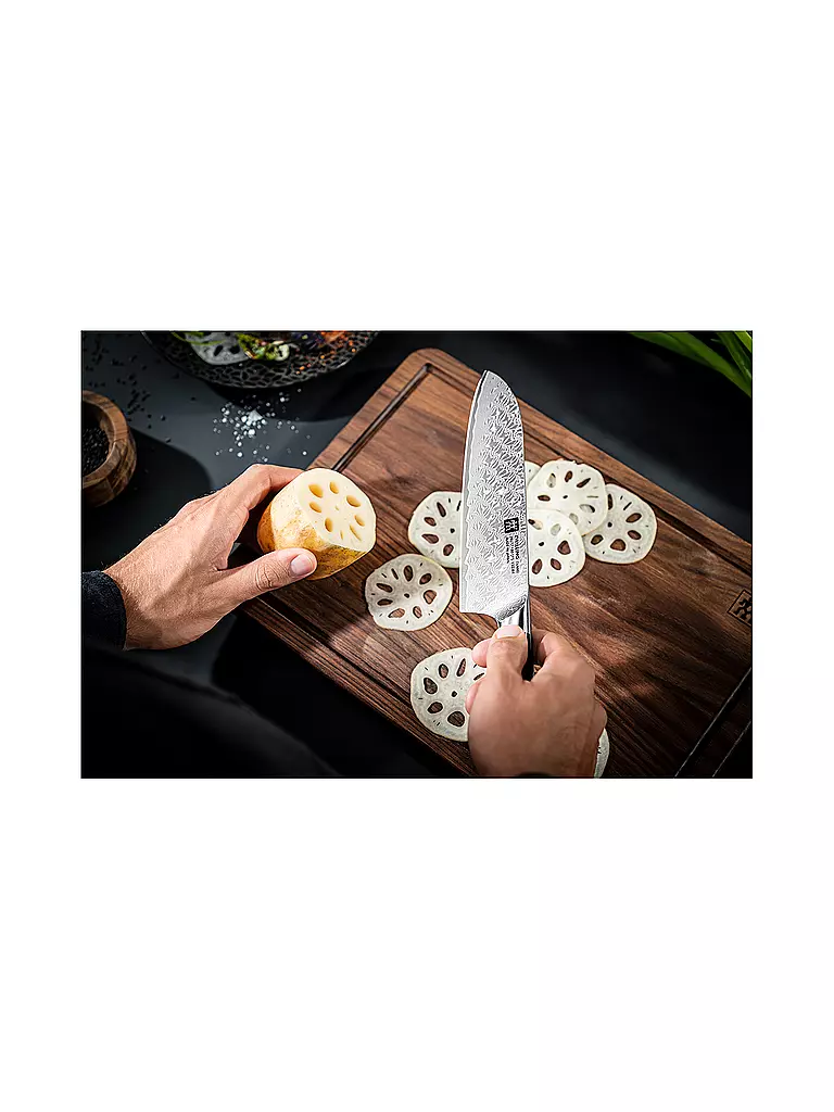 ZWILLING | Cuchillo Santoku TANREI 18cm Micarta | 